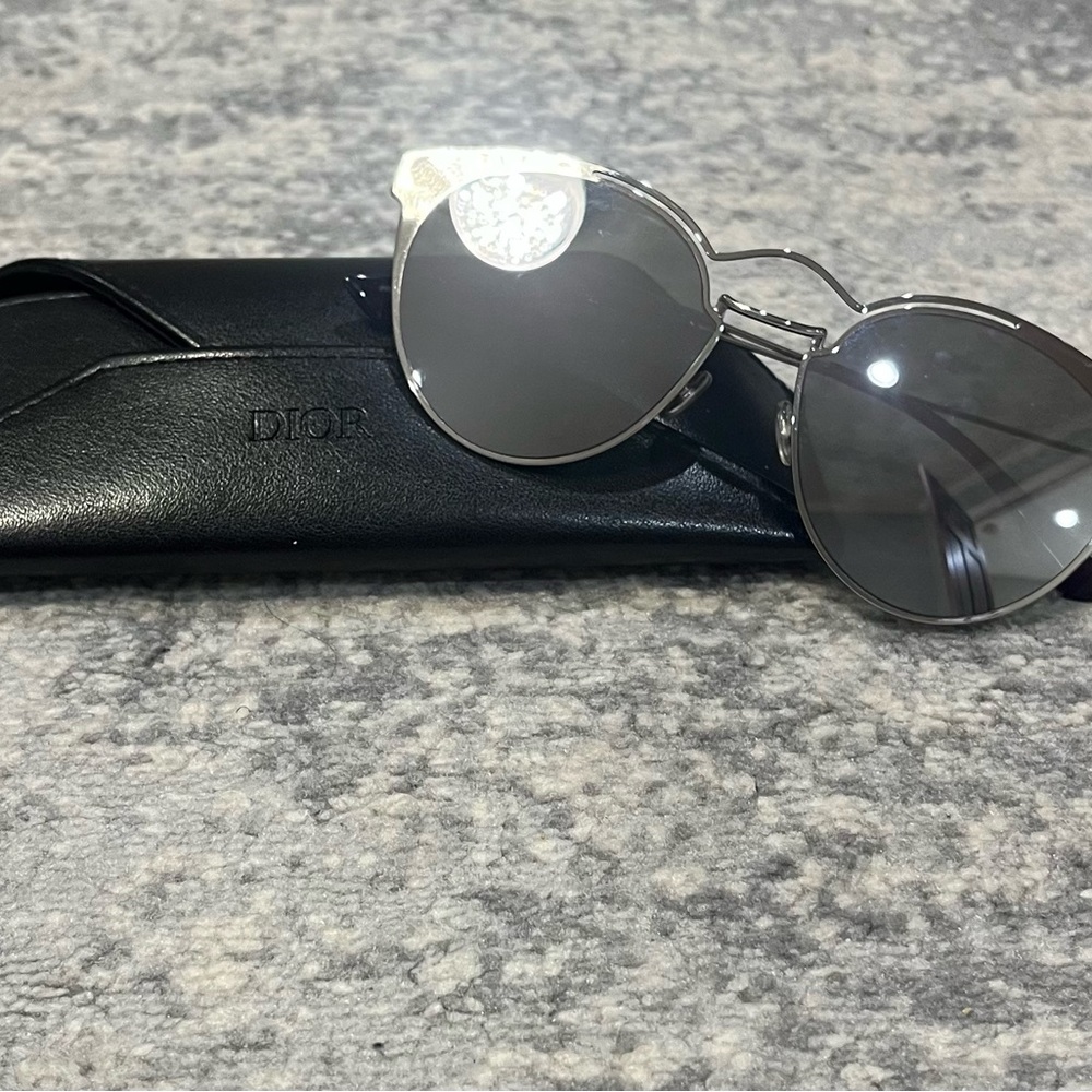 Dior sunglasses silver